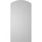 Ekena Millwork Arch Top Surface Mount PVC Gable Vent: Functional, w/ 2"W x 2"P Brickmould Sill Frame, 14"W x 28"H GVPAR14X2803SF - alternate 4